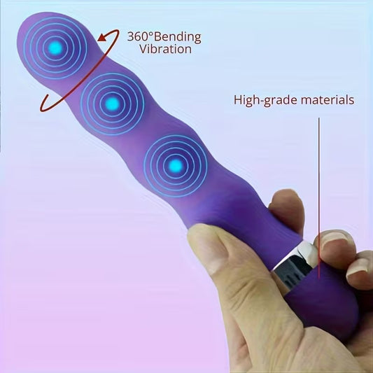 Vibrador Dildo Morado 18.5cms
