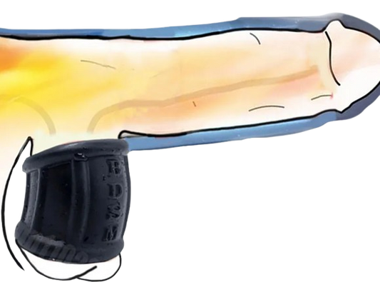 💪 Anillo Cock Ring para Testículos – Placer Intenso y Control Total | Silicona Estirable | Talla Única - 💪 Testicle Cock Ring – Intense Pleasure & Control | Stretchy Silicone | One Size