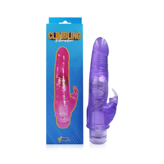 Vibrador Doble Estimulación Cítoris y Punto G Climbing Rosa Baterías