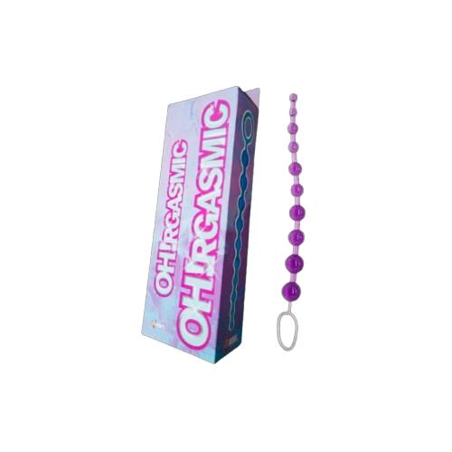 💋 Bolas Anales Orgasmic | Silicona Suave y Flexible | 30 cm de Largo 💋 Orgasmic Anal Beads | Soft & Flexible Silicone | 30 cm Length