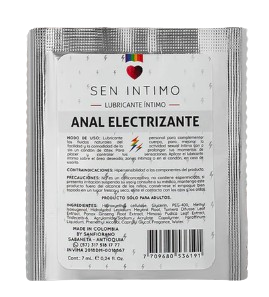 Lubricante Electrizante Anal de 7ml Sen Intimo