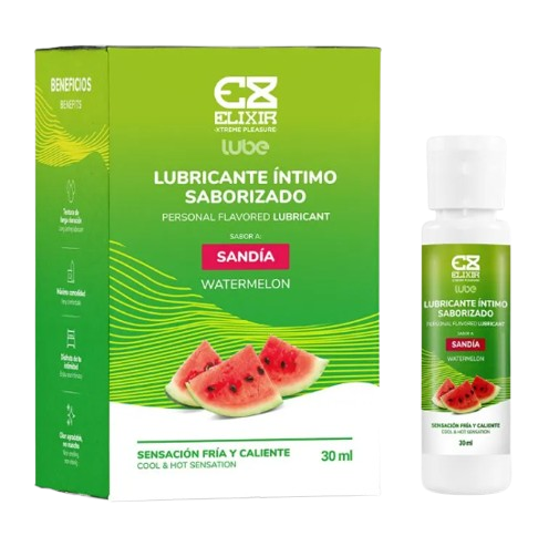 Lubricante Sandia Frio y Cliente Elixir de 30ml