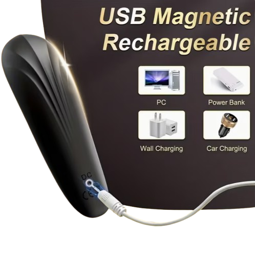 🖤 Succionador 5 Satisfactions | Succión + Vibración | Recargable USB | Color Negro | Diseño Dual