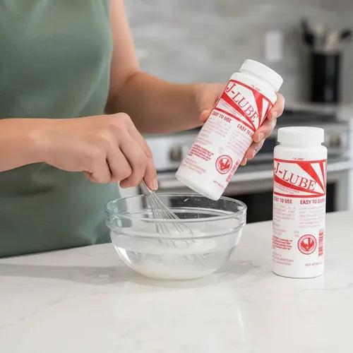 Lubricante Polvo Preparación J-Lube de 289gr Lubricante Neutro - J-Lube Powder Lubricant 289 g – Neutral, Water-Based