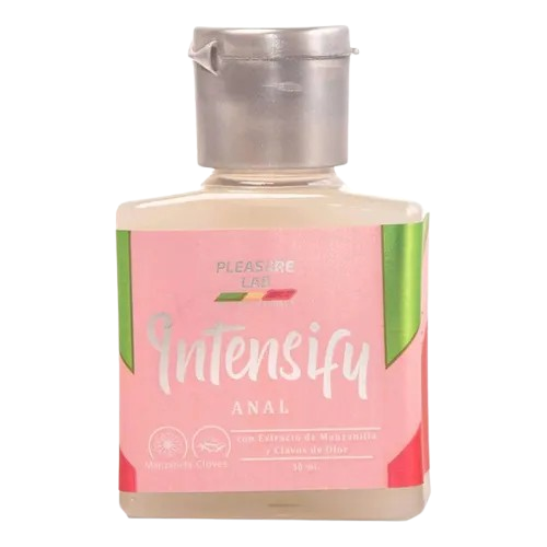 Lubricante Anal Intensify con extracto de Clavo de olor y Manzanilla Pleasure Lab de 30ml