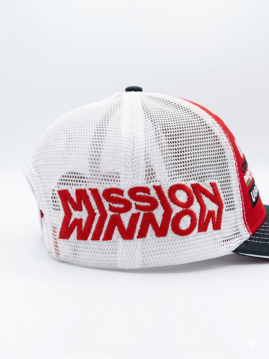 Gorra Oficial Ducati Corse "Team Edition" – Red, White & Black – Patrocinadores Oficiales MotoGP