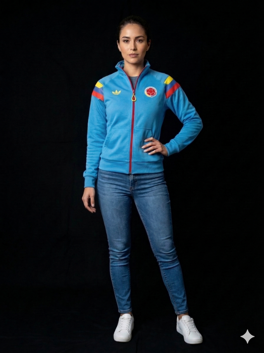 💛💙❤️ 🇨🇴 Buzo Selección Colombia Azul 💙 - Edición Especial Mundial 2026 Buzo Saco Hoddie
