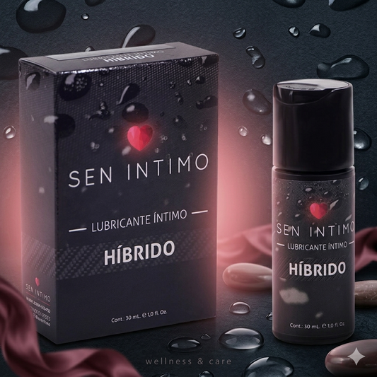 Lubricante Híbrido Sen Intimo 30ml Fórmula híbrida a base de agua y silicona natural