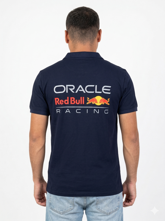 Camisa Polo Red Bull F1 Team | Azul Oscuro Elegance Fit