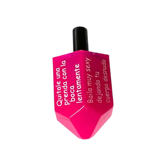 💖 Pirinola Erótica de 6 Lados – Juego Sexual para Parejas – Rosa 💖 Erotic 6-Sided Spinning Top – Sexy Couple Game – Pink