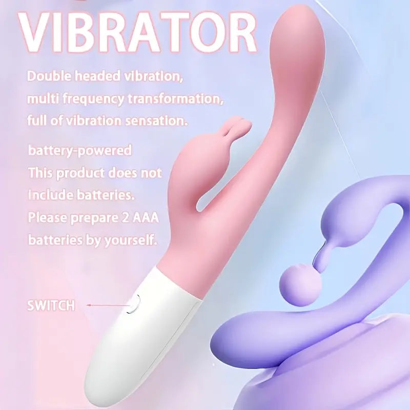🌸 Vibrador Doble Clitorial y Punto G “Manila” 🌸 “Manila” Double Vibrator – Clitoral & G-Spot Stimulation