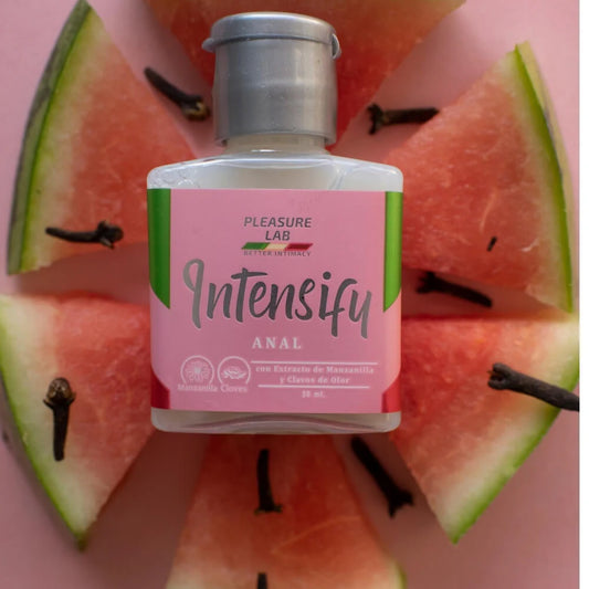Lubricante Anal Intensify con extracto de Clavo de olor y Manzanilla Pleasure Lab de 30ml