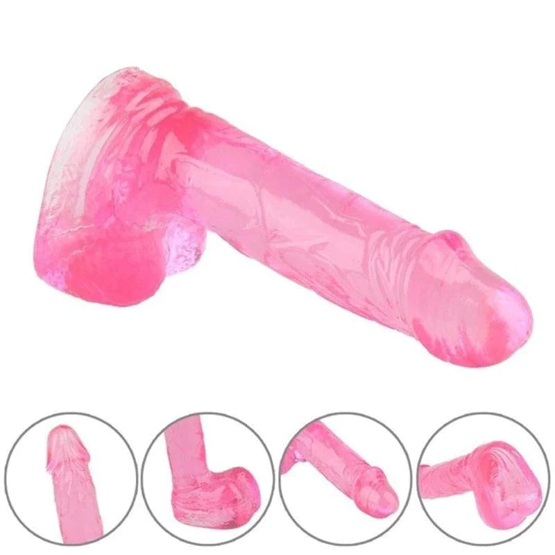 Dildo Realista Alvin con Ventosa y Testículos - 15 cm de Placer Ergonómico