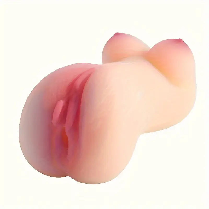 💋 Sandy – Masturbador Realista con Senos y Vagina | Fanta Flesh Ultra Suave | 13 cm Insertables - 💋 Sandy – Realistic Breasts & Vagina Stroker | Ultra-Soft Fanta Flesh | 13 cm Insertable
