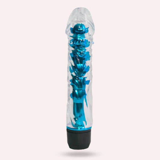 💋 Pilow Liso Rojo – Dildo Vibrador de Superficie Suave | 16 cm x 3.5 cm | ABS + Gel Flexible | 1 Modo de Vibración