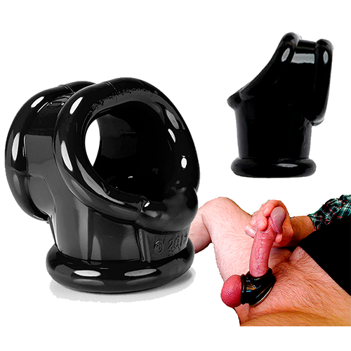 💋 Elbow – Anillo Sadomasoquista para Pene y TestÃculos | Silicona Estirable | Talla Única 💋 Elbow – Sadomasochistic Cock & Testicle Ring | Stretchy Silicone | One Size