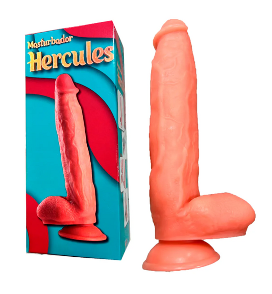 💋 Hércules – Dildo XXL con Chupa Ventosa | 30 cm x 6 cm | Silicona Realista | Consolador de Gran Tamaño 💋 Hércules – XXL Suction Cup Dildo | 30 cm x 6 cm | Realistic Silicone | Large-Size Pleasure Toy