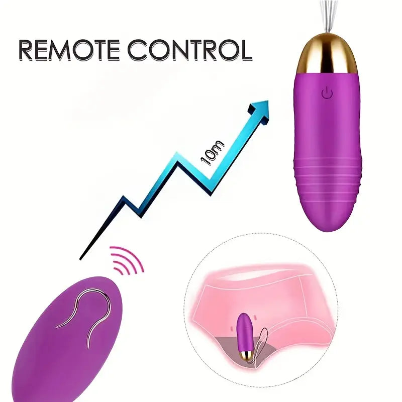 💗 Huevo Vibrador Inalámbrico Bala USB LOLY – 20 Frecuencias | Control Remoto | Recargable USB | Silencioso y Potente - 💗 LOLY Wireless Vibrating Egg Bullet – 20 Vibration Modes | USB Rechargeable | Remote Control | Quiet & Powerful