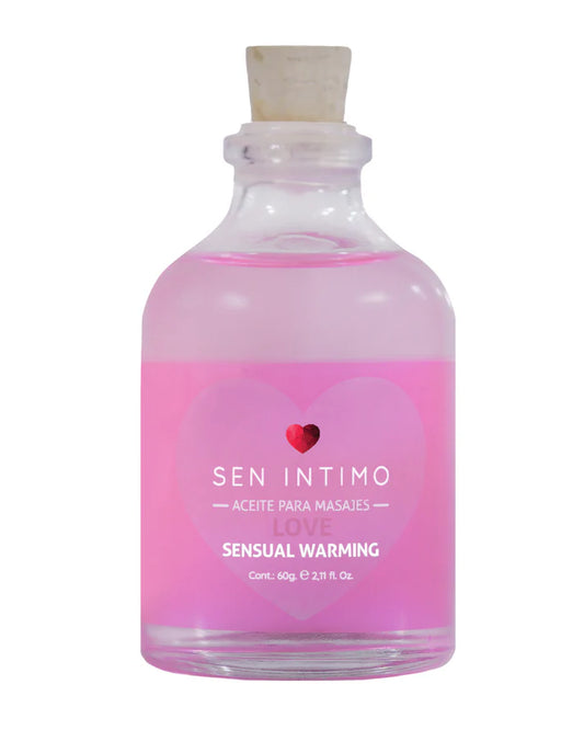 Aceite Masajes Sensual Warming Sen Intimo 60ml