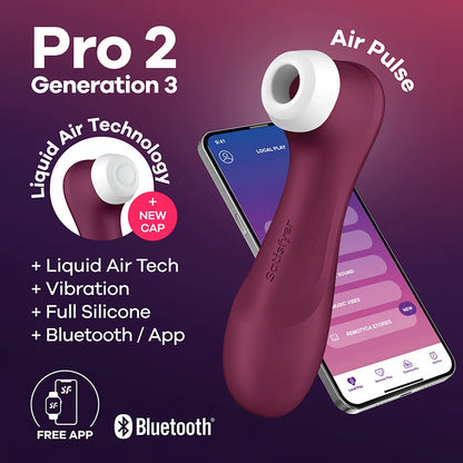 Satisfyer Pro 2 Generation 3 con APP Succionador y Vibrador del Clítoris