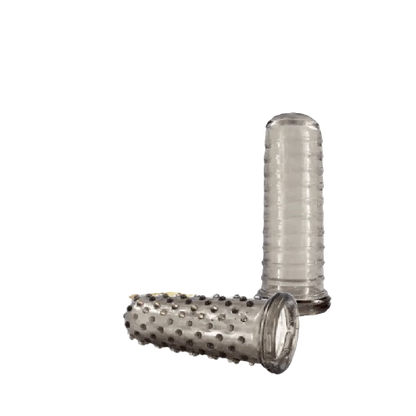 💋 Funda para Dedos SID – Textura Estriada y con Ondas | Silicona Suave y Flexible | 8.5 cm - 💋 SID Finger Sleeve – Ribbed & Wavy Texture | Soft Flexible Silicone | 8.5 cm