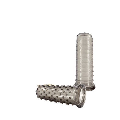 💋 Funda para Dedos SID – Textura Estriada y con Ondas | Silicona Suave y Flexible | 8.5 cm - 💋 SID Finger Sleeve – Ribbed & Wavy Texture | Soft Flexible Silicone | 8.5 cm