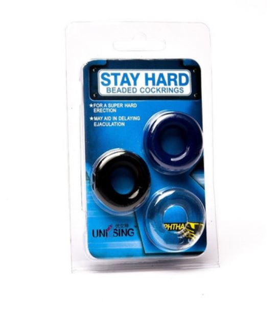 💪 Set of 3 Testicle Rings X3 Cock Rings – Control, Style &amp; Pleasure | Stretchy Silicone | Blue, Clear &amp; Black - 💪 X3 Cock Rings Set – Style, Control &amp; Pleasure | Stretchy Silicone | Blue, Clear &amp; Black