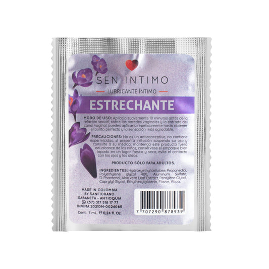 Estrechante Vaginal Sen Íntimo de 7 ml | Sachet