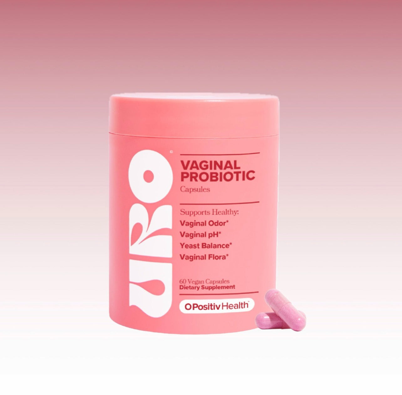 O Positiv URO Vaginal Probiotics for Women pH Balance Probióticos Vaginales