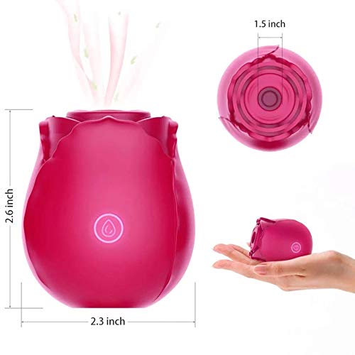 Rosa Lia: Un Abrazo de Placer para tu Clítoris y Pezones con Tecnología de Ondas de Presión | USB | Vibrador |Succionador de clítoris |
