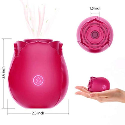 Rosa Lia: Un Abrazo de Placer para tu Clítoris y Pezones con Tecnología de Ondas de Presión | USB | Vibrador |Succionador de clítoris |