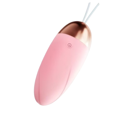 🌸 Huevo Vibrador Rosa Multifrecuencia | Discreto | Control por Botón | Funciona con Pilas AAA