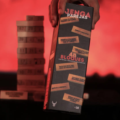 Jenga Parejas Hot – Juego de Mesa Sensual y Retos Eróticos  (Recomendado para SEO)