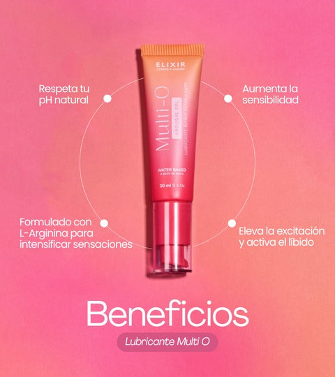 Multi-O Gel Multiorgasmos Sensibilizante Lubricante Elixir - 15 ML