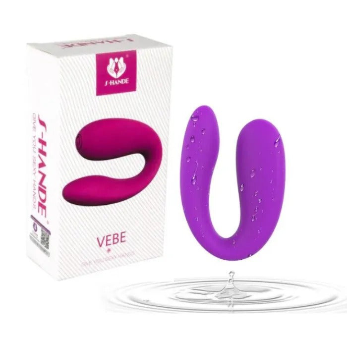 Vibrador Doble Estimulación en U Vebe Punto G y Clítoris