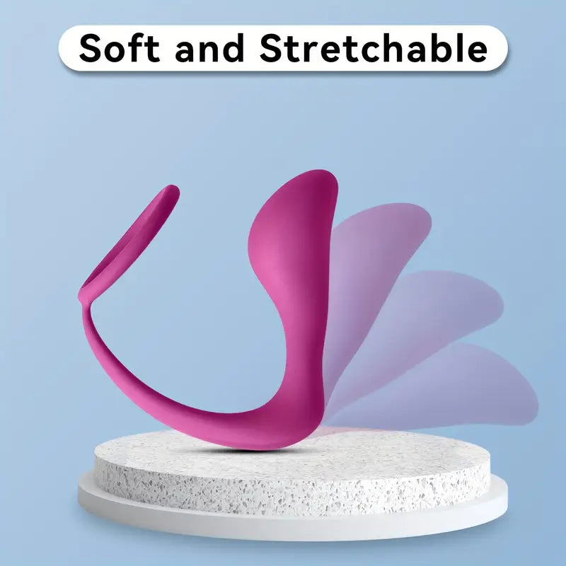 💗 Anillo de Bloqueo para Pene con Masajeador de Próstata | Color Rosa 💗 Cock Ring with Prostate Massager | Pink