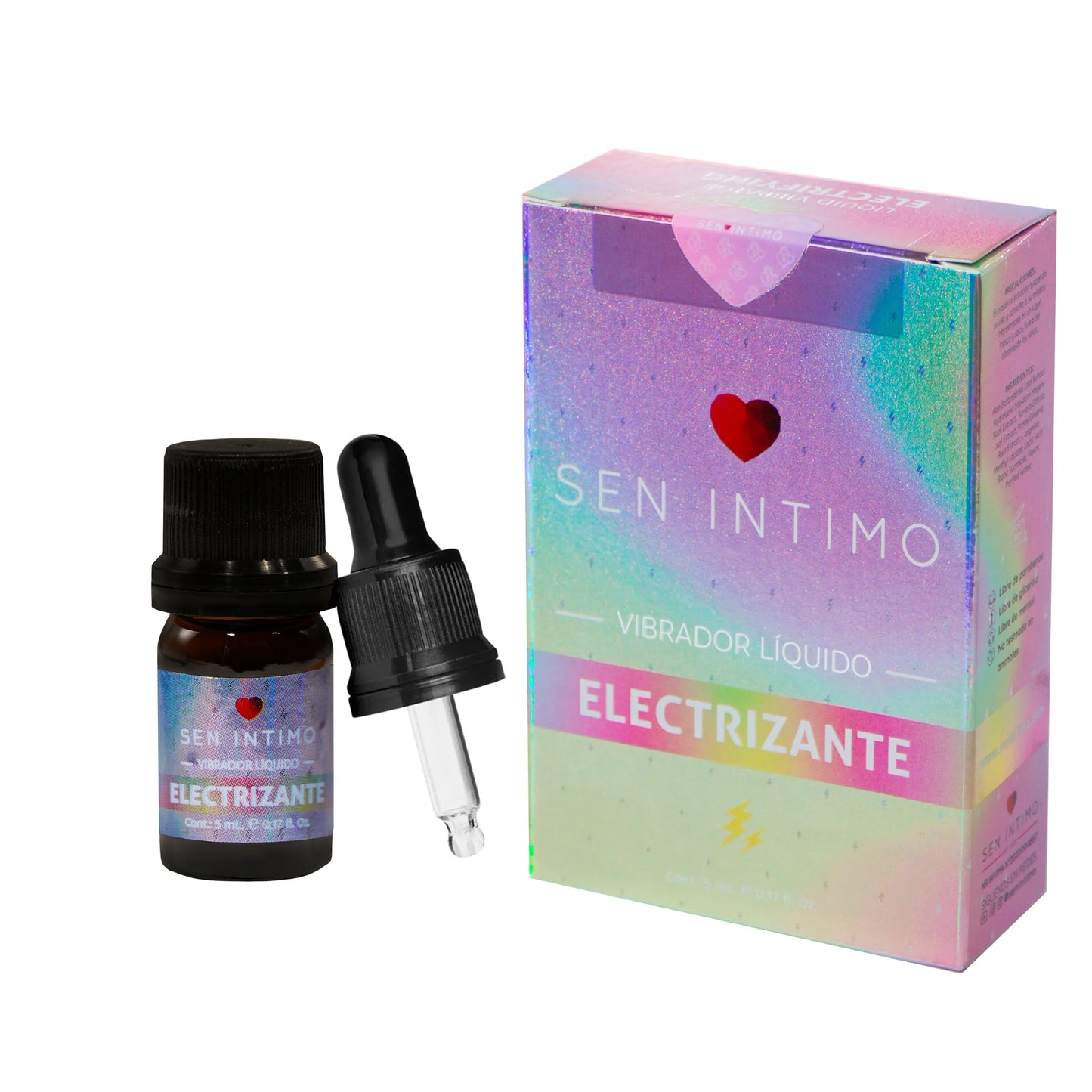 Vibrador Multiorgasmos Líquido Electrizante X 5 Ml Sen Intimo - Lubricante - Estimulante