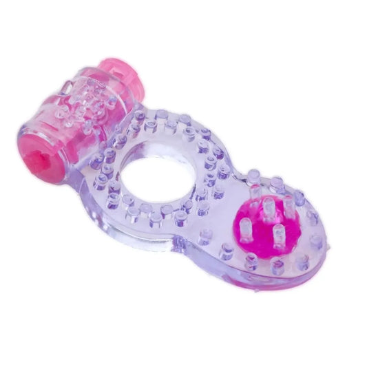 💍✨ Anillo Vibrador con Perla Estimuladora | Material Súper Suave | Pilas Incluidas 💍✨