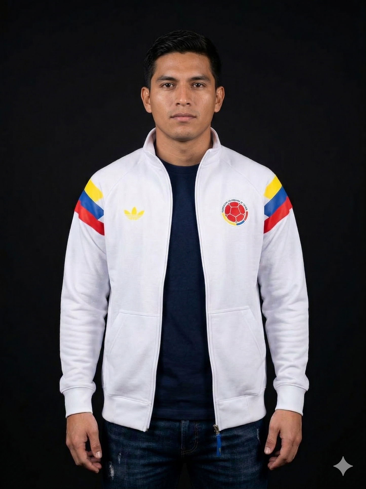💛💙❤️ 🇨🇴 Buzo Selección Colombia Blanco 🤍 - Edición Especial Mundial 2026 Buzo Saco Hoddie