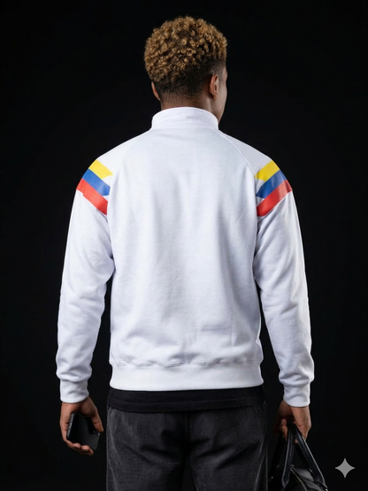 💛💙❤️ 🇨🇴 Buzo Selección Colombia Blanco 🤍 - Edición Especial Mundial 2026 Buzo Saco Hoddie