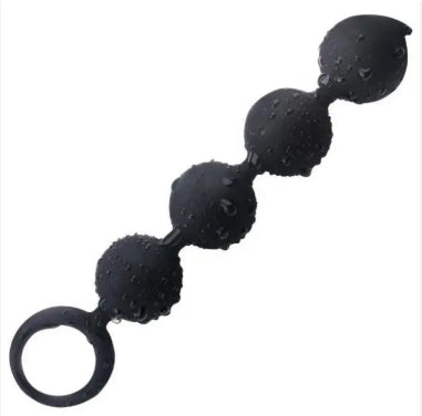 💋 Bolas Anales Talla S – Juguete Anal para Principiantes | 18 cm de Largo | 2.5 cm por Bola | Silicona Médica 💋 Anal Beads Size S – Beginner Anal Toy | 18 cm Length | 2.5 cm per Bead | Medical Silicone