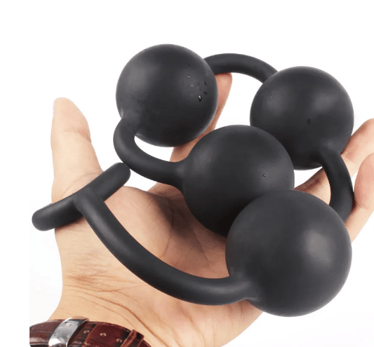 💋 Bolas Anales XXL – Juguete Anal de Silicona Médica | 49 cm de Largo | 5 cm por Bola | Sensaciones Extremas 💋 XXL Anal Beads – Medical Silicone Anal Toy | 49 cm Length | 5 cm per Bead | Extreme Pleasure
