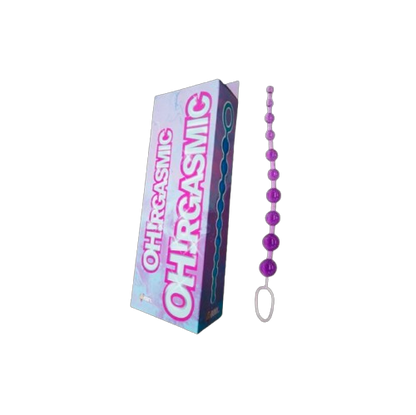 💋 Bolas Anales Orgasmic | Silicona Suave y Flexible | 30 cm de Largo 💋 Orgasmic Anal Beads | Soft & Flexible Silicone | 30 cm Length