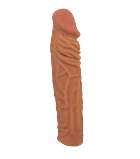 Funda para el Pene POER – 18.5 cm Realista Piel Morena – Camtoyz Raw Series – POER Penis Sleeve – 18.5 cm Realistic Brown Skin – Camtoyz Raw Series