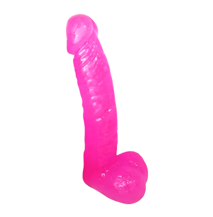 🍑 Dildo Consolador Rosado "Tommy" 23 cm – Ultra Realista, Textura Suave, Gran Grosor y Testículos | Silicona Premium 🍑 Pink Dildo "Tommy" 23 cm – Ultra Realistic, Soft Texture, Extra Thick & With Balls | Premium Silicone