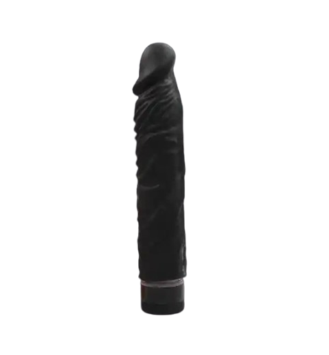 🖤 Dildo Vibrador "Ralph" – 22 cm, Negro, Textura Suave, Silicona Flexible, Multivibración | Potente & Realista 🖤 "Ralph" Vibrating Dildo – 22 cm, Black, Soft Texture, Flexible Silicone, Multi-Speed Vibration | Powerful & Realistic