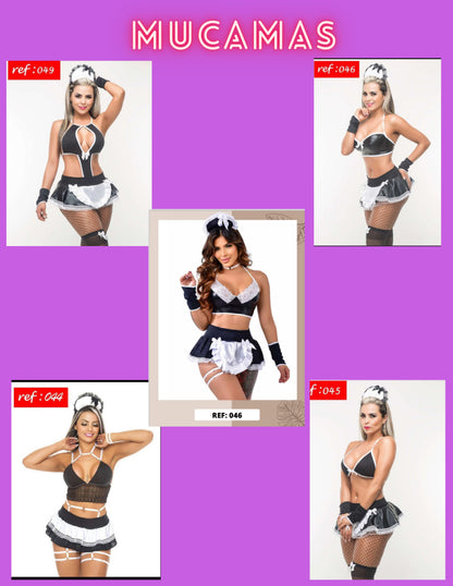 Mucama - 9 estilos - lenceria y disfraz - disfraces