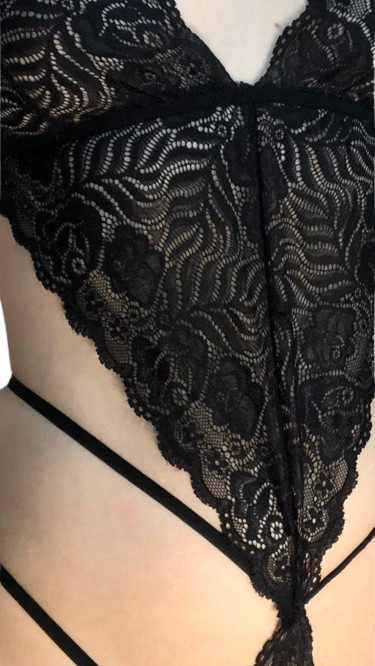 Cono Cono Negro Lenceria Femenina