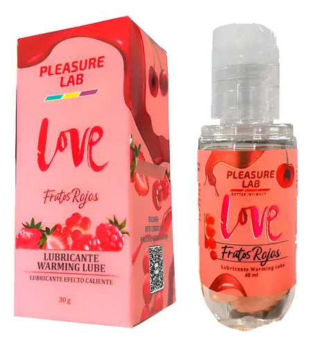 🍒 Lubricante Caliente sabor Frutos Rojos 30ml Pleasure Lab