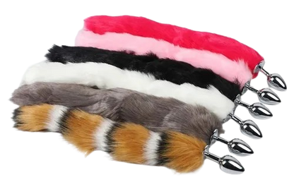 💋 Cola Zorro Plug de Acero Inoxidable | Talla S | Elegancia, Estilo y Placer Salvaje 💋 Fox Tail Stainless Steel Plug | Size S | Elegance, Style & Wild Pleasure
